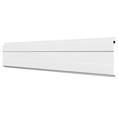 Линеарная потолочно-стеновая панель с ПОЛОСОЙ усиленная RAL9003 Белый