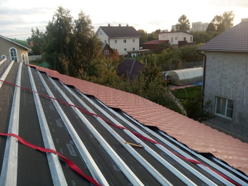 Металлочерепица Геркулес 8004 терракотовый Стальной Бархат от Центра Металлокровли в Архангельске