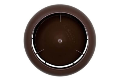 731834 Колпак для трубы VILPE д.160 (коричневый) вид сверху