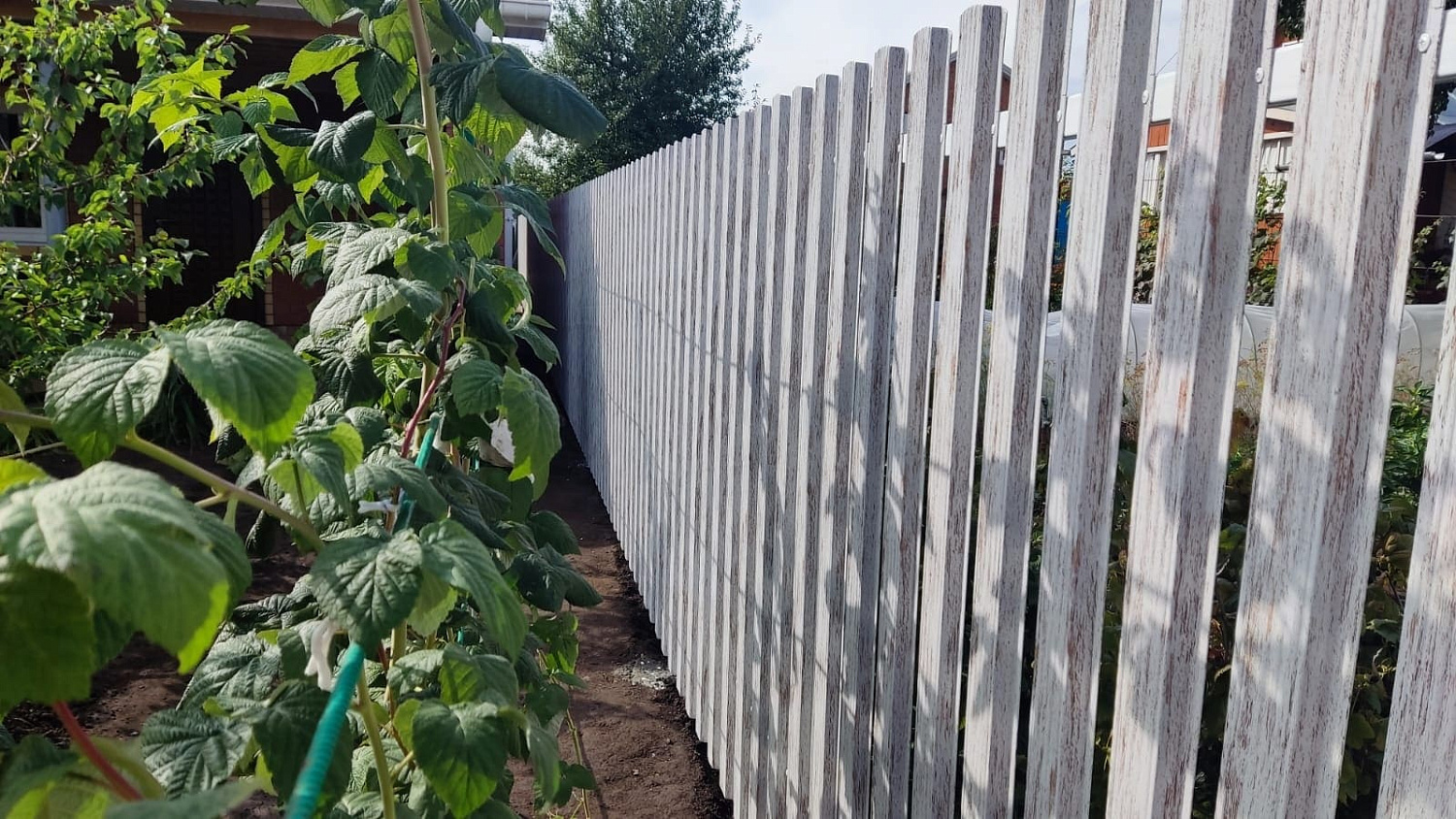 Евроштакетник австрийская плетенка 28м Беленый Дуб Printech